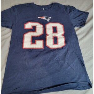 NFL New England Patriots James White #28 Fanatics T-Shirt Men’s Medium